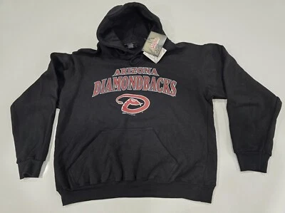 Arizona Diamondbacks Hooded Hoodie Stitches Sweatshirt - Size Large - NEW + TAGS - Image 1 of 4