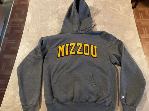 Champion Mizzou University of Missouri Hoodie  Sweatshirt Sz M Cover