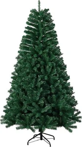 5FT Christmas Tree with Stand Green Xmas Pine Tree Bushy Artificial Home Decor - Picture 1 of 5