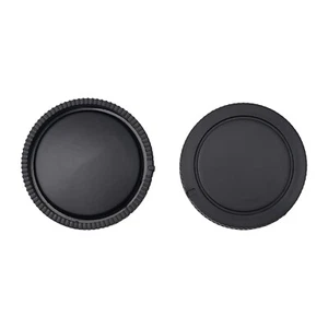 1Set Rear Lens Cap + Camera Front Body Cover for Sony E-Mount NEX A7 A7R Camera - Picture 1 of 12