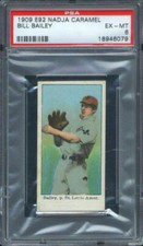 1909 E92 Nadja Caramel Bill Bailey PSA 6 St. Louis Browns