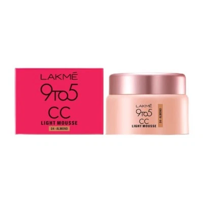 Mousse ligera LAKMÉ 9To5 Cc con vitamina E y un toque de base | 25 g Foto 1 de 4