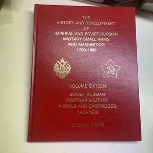 History Russian Military Small Arms V 16 Postwar Pistol Cartridges HB Datig 1st - Picture 1 of 9
