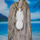 Ananas Halskette - handgeschnitzt Wasser-Büffelknochen - von Bali Halsketten