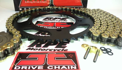 SUZUKI SV650 JT Z3 1999-2012 ORO 520 X-Ring KIT CADENA DE ACELERACIÓN RÁPIDA Y PIÑONES Foto 1 de 4