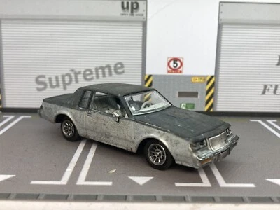 1987 Buick Regal T Type Weathered Custom 1/64 Diecast Barn Find Car M2 Machines - Image 1 of 4