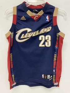 LeBron James Adidas Jersey Cleveland Cavaliers 23 Youth 10 12 Medium +2 Length - Picture 1 of 9
