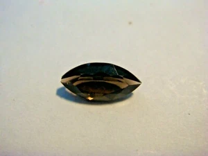 Smoky Quartz Marquise cut Gemstone 10 mm x 5 mm 1 carat Natural Gem - Picture 1 of 3