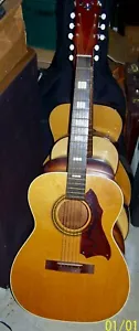 1970 Silvertone S1212 Grand Concert Acoustic Guitar Made by Harmony - Picture 1 of 10