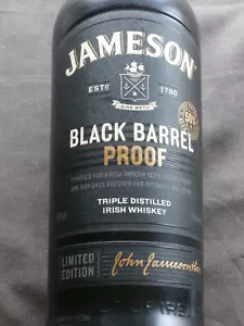 Seltenes Sammlerstück Jameson Black Barrel PROOF LIMITIERTE AUFLAGE Flasche - exzellenter Zustand - Bild 1 von 6