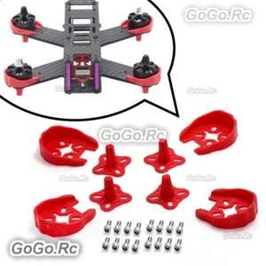 Brushless Motor Protector Base Mount for 2204 2206 RC QAV250 Quadcopter Red - Picture 1 of 11