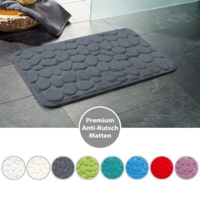 Badematte Viskoelastische Badvorleger Badteppich Duschvorleger rutschfest weich - Bild 1 von 4