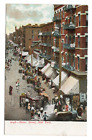 Hester Street New York City NY Undivided Back German Printed Postcard Unposted