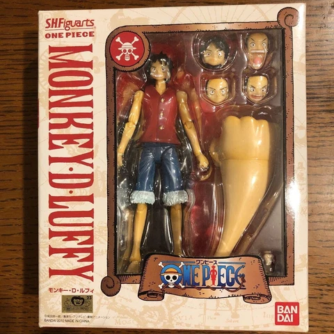 S.H. Figuarts One piece Monkey D. Luffy Action Figure Bandai Japan 2010 New Cover