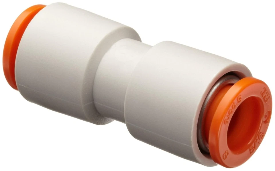 SMC KQ2H09-00A PBT Push-to-Connect Tube Fitting, Straight Union, 5/16" Tube OD - Image 1 of 1