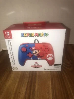 Pdp Faceoff Deluxe+ Audio Wired Controller: Power Pose Mario - Nintendo Switch,  - Image 1 of 4