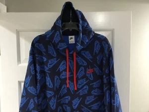 Nike Men’s NIKE Embroidered Club Fleece Hoodie Hooded Sweatshirt—Size XLARGE - Picture 1 of 3