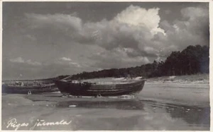 Latvia - RIGA - The strand - REAL PHOTO Year 1937 - Publ. unknown - Picture 1 of 2