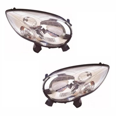 Für Citroen C1 2005-12 Scheinwerfer Beleuchtung 1 Paar O/S & N - Bild 1 von 3