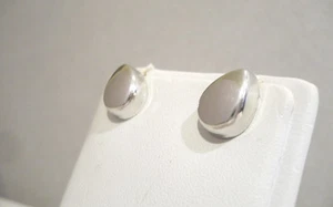 Orecchini in Argento 925 Rodiato, a Lobo Modello Goccia, Donna Ragazza - Imagen 1 de 1