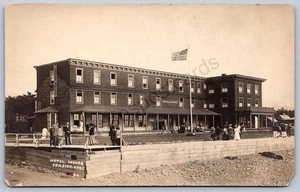 K40/ Seaside Oregon RPPC Postcard c1910 Hotel Moore Building 431 - Picture 1 of 2