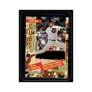 Carta Baseball Greg Maddux 1993 Topps Commanders of the Hill #19 Chicago Cubs quasi nuova - Foto 1 di 3