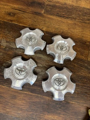 LOT OF 4 2007-2013 Toyota Tundra 5 Lug Aluminum Wheel Center Hub Cap 42603-0C080 - Image 1 of 4