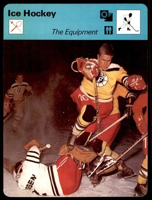 1977 Sportscaster #21-12 оборудование - хоккей NM/MT - Изображение 1 из 2