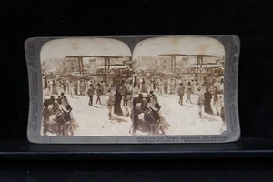 Antiguo puente levadizo Underwood Stereoview Canoa Mercado Baranquilla Colombia - Imagen 1 de 7