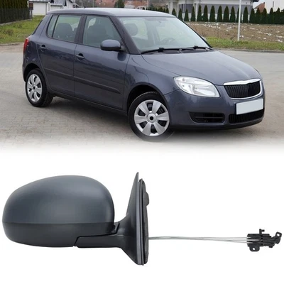 Außenspiegel Rückspiegel Manuell Rechts für Skoda Fabia II 542 545 2006-2014 - Bild 1 von 4