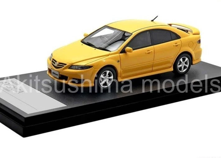 Hi-Story HS436YE 1/43 MAZDA ATENZA Sports 23S (2000) Canary Yellow Mica 1 43