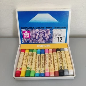 Sakura Cray-Pas Super 12 pasteles al óleo en caja - clásico - no usado - Imagen 1 de 6