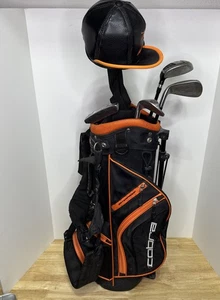 RH Cobra King Jr Club Set Youth Ages 5-8 Bag w/ Driver, Hybrid, 7, SW, Putter - Picture 1 of 20