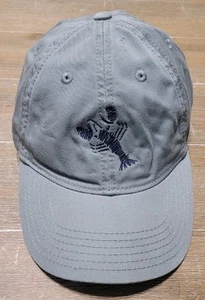 The Blue Lobster Maine Hat Gray Strap Back Cap Legacy 92 Brand - Picture 1 of 6