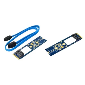 M.2 zu SATA Konverter High Performance Key B-M Computer Zubehör Fittings - Afbeelding 1 van 5
