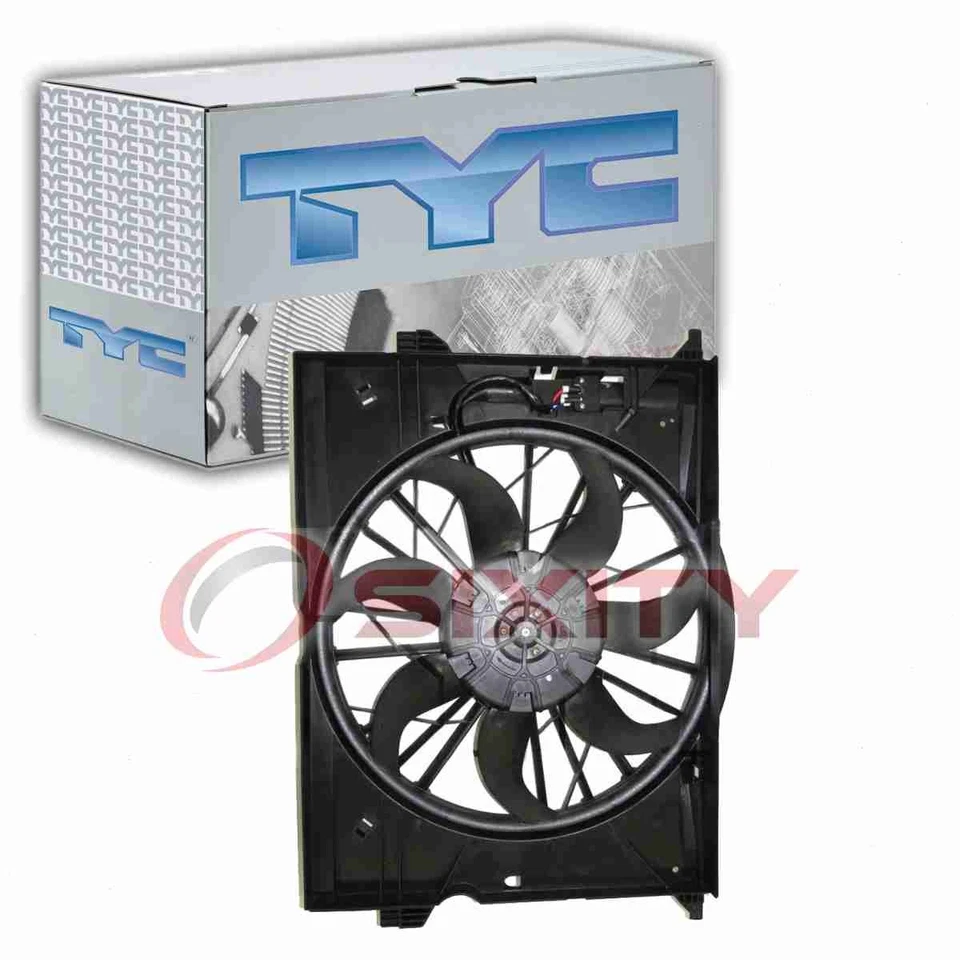 Conjunto de ventilador condensador y radiador doble TYC para Mercedes-Benz CLS55 AMG xz 2006 Foto 1 de 4