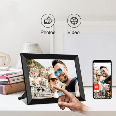 10" WiFi Digital Picture Frame with IPS Touch Screen -  For Uhale App Black - Image 1 of 4