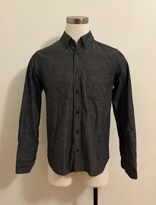 RGT Rogue Territory Black Chambray Button-Front Shirt (size: L) - Image 1 of 3