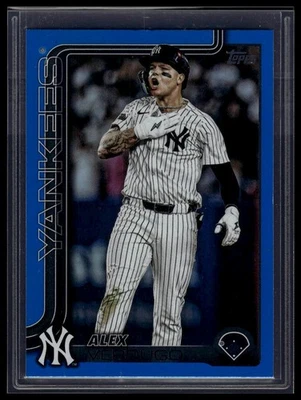 2025 Topps #392 Alex Verdugo Blue Rainbow Foil #/150 - Image 1 of 2