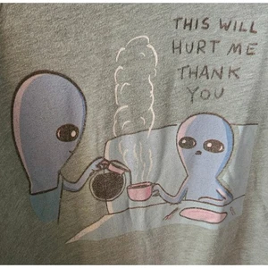 Strange Planet Thank You Bella Canvas bequemes graues Sweatshirt Größe Medium - Bild 1 von 8