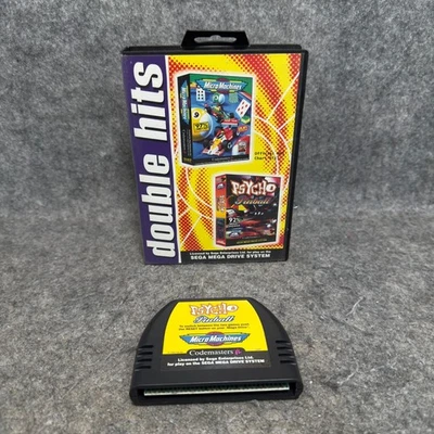 Micro Machines Psycho Pinball Double Hits Sega Megadrive Game Codemasters Boxed - Image 1 of 4