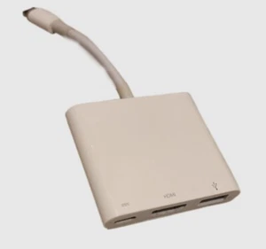 Apple MUF82AM/A USB-C Multiport Authentic Adapter Dongle HDMI Video Audio - Picture 1 of 3