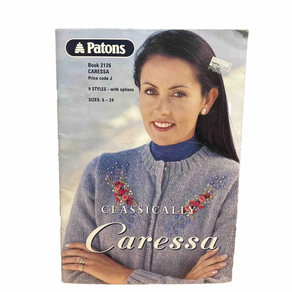 PATONS LADIES CARESSA KNITTING PATTERN BOOK NO.2126 SIZES 6-24 - Image 1 of 4