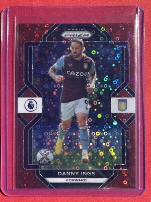2023 PRIZM EPL Danny Ings /49 Aston Villa RED DISCO - Image 1 of 2