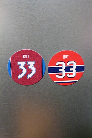 Patrick Roy Magnet Set | #30 Jersey - Canadiens Avalanche | Set of Two Cover