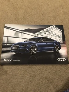 Audi RS7 Sportback 2017 Price And Specification Brochure - Picture 1 of 1