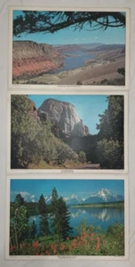 VTG Plastic Laminated Restaurant Placemats: Zion Tetons - America the Beautiful - Picture 1 of 11