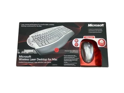 New Sealed Microsoft Wireless Laser Desktop for Mac ***FREE SAME DAY SHIPPING*** - Image 1 of 4