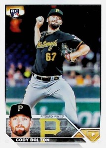 2023 Topps Update US223 CODY BOLTON ROOKIE CARD PITTSBURG PIRATES       FREESHIP