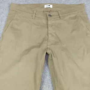 NN07 pantaloni chino da uomo W32 L34 beige marrone MARCO pantaloni elasticizzati aderenti - Foto 1 di 12